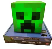 Minecraft Creeper Light Gamer Green Mood Light Up Night Light Building Bee Swarm