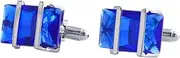 [JYHLSHBA] Cufflinks For Men 1 Pair Of Zircon French Cufflinks Crystal Gemstone French Cufflinks Men'S Cufflinks
