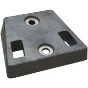 Anode Zinc Sterndrive OMC Cobra Gimbal Plate 112 x 97 x 30mm