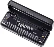 Beginner Harmonica Instrument - Mouth Harp Organ Blue Music Tools | Professional 10 Hole Harmonica Set, Entry-Level Wind Instrument, Compact Harp for Learning