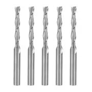 5PCS 1/8" Shank 2.5mm x 17mm Carbide End Mill Cutter CNC Router Bits