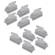 10Pcs LED Cabinet Cupboard Closet Wardrobe Hinge Sensor Kitchen Night Light