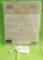 Sizzix Big Shot for Stampin'Up! 142763 STAR BLAST EDGELITS DIES