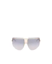 Max Mara Pilot Frame Sunglasses 70 White
