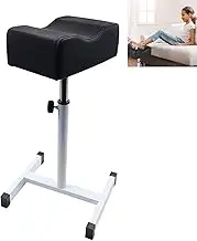 TOOSOAR Footrest Foot Care, Height-Adjustable Chair Leg Rest Foot Care for Leg Rest Beauty Salon and Nail Salon (Black)