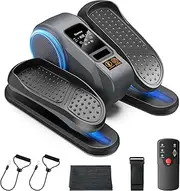 Gonex Under Desk Elliptical Exercise Machine for Seniors, Electric Ellipse Leg Exerciser, Seated Pedal Exerciser 16 Level Speeds & Remote Control, Manual & 12 Auto Modes