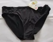 Tommy Bahama Black Pearl Solids Side Shirred Hipster Plus Size 3X