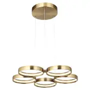 Olympus LED Pendant Light Gold 5lt