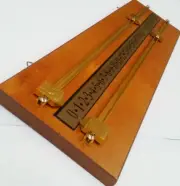 Wooden Snooker Billiards SCOREBOARD - MAPLE with BRASS Pointers and Rails