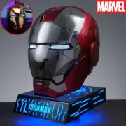 AUTOKING Iron Man MK5 Helmet 1:1 Remote Voice Control Wearable Cosplay Prop Mask