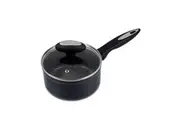 Zyliss Ultimate Forged 16cm 1.5L Non-Stick Saucepan w Lid Cover Cookware Black