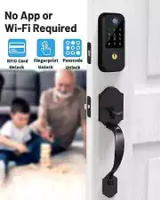 Smart Fingerprint Door Lock With Keypad, Biometric Keyless Entry Door Lock Home