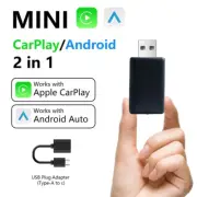 2 in1 Wireless Apple Carplay Android Auto Adapter USB Dongle Connect Box