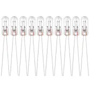 10x Mini Incandescent Bulbs Warm White For Instrument Dash Panel Cluster Light