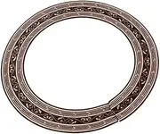 Vaguelly 88mm Guitar Rosette Decal Rosewood Sound Hole Inlay Guitar Decals Rosette Inlay Easy to Apply