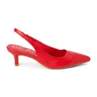 BEACH by Matisse Grazia Pointed Toe Sling Back Pumps Womens Red Dress Casual GRA