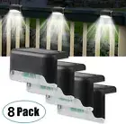 [8 Pack] Solar Outdoor LED Deck Lights For Garden,Patio,Pathway,Step,Fence.