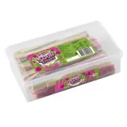 Sour Straps Raspberry Lemonade & Pineapple Bulk Tub 1.2Kg
