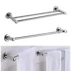 Towel Rail Bar Toilet Paper Rack Robe Hook Shelf for Bathroom Holder Storage Set