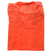 Bamboo V-Neck Tee - Sunkissed Coral by Cariloha for Women - 1 Pc T-Shirt (XS)