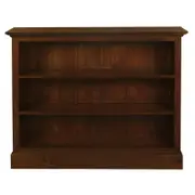 Tasmania Half Size Bookcase Wide - Mahogany