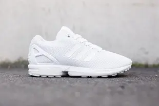 9527 4月 Adidas ZX Flux Running White 白 編織 白武士 小Y3 全白 男鞋