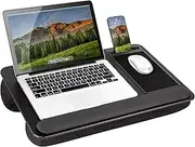 LapGear Home Office Pro Lap Desk - Black Carbon with wrist-rest Black Carbon With Wrist-rest