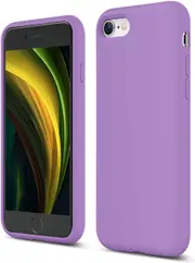 ZUSLAB iPhone 8 / 7 Case Nano Silicone Shockproof Gel Rubber Bumper Protective Cover for Apple - Purple