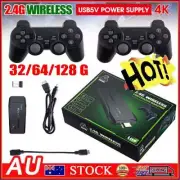 4K Wireless HDMI TV Game Stick Console 10000+ Built-in Games +2 Wireless GamepPB