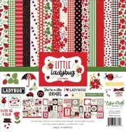 Echo Park - Little Ladybug - 12x12 Collection Kit Scrapbook Papers + Stickers
