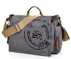 [Rakee] Shoulder bag Tote Men's messenger bag canvas canvas shoulder shoulder wa