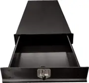 Under Tray Body Tool Box Trundle Drawer 1500 Long UTE Truck ToolBox Black