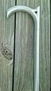 Blackperlcrafts Handmade Solid Steel Walking Stick Cane Walking Stick Engraved Gift