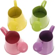 4 Pcs Funny Safe Lovely Adorable Delicate Garden Flower Watering Can Kids