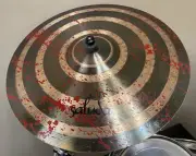19" SALUDA BLOOD SPLATTERED PROTOTYPE CRASH CYMBAL