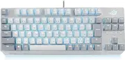 ASUS ROG Strix Scope NX TKL Gaming Keyboard, Moonlight White, Mechanical, Wired, Japanese Layout, ROG-NX Switch, 80% Layout, FPS, RGB Writing, Aluminum Frame, Authentic Japanese Product