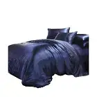 100% Pure Silk Sateen Sheet Set | 4 Pcs | Fitted Sheet Fits Up to 15" Deep Po...