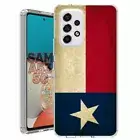 For Samsung Galaxy A23 5g A52 A53 TPU Case Cover+Glass(Grunge TX Flag)