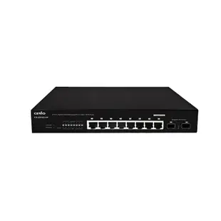 CERIO智鼎CS-2208G-8PA2 2 埠SFP Gigabit + 8埠10/100/1000M Gigabit