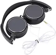 Over-Ear Headphones, Foldable Compact Wired Headset, Easy to Adjust/Sports/Lightweight Stereo HiFi Music Headphone Support TF Card