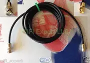 1-30 FT RG58 LOW LOSS COAX RF CABLE CLAMP BNC MALE TO SMA MALE STRAIGHT USA ASMB