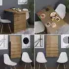 Folding Table Wall Mounted Space Saving Murphy Foldable Dining Kitchen Table