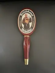 Franziskaner Hefe Weissbier Dunkel Wooden Tap Handle. Measures 10 5/8” Tall. New