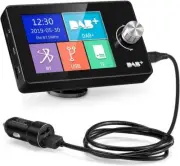 Car DAB/DAB+ Radio Adaptor[2.8" Colorful Display], Portable DAB Digital Radio B