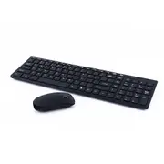 2.4G USB Optical Wireless Keyboard And Mouse Cordless For PC Laptop Black