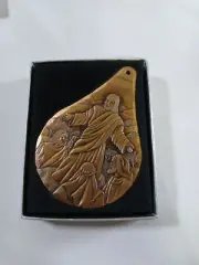 WENDELL AUGUST FORGE CHRISTMAS ORNAMENT, SERMON ON THE MOUNT, 2000, BRONZE, NOS