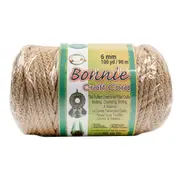 Bonnie Macrame Craft Cord 6mmX 91 Metres - Jute