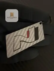 Genuine Carbon Fiber Keyring Keychain For Hyundai N line N Edition Custom Gift