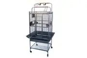 Flyline Grey Palace Play top Bird Cage 10mm Bar Space Parrot Aviary