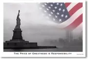 Price of Greatness - Statue Liberty Patriotic POSTER